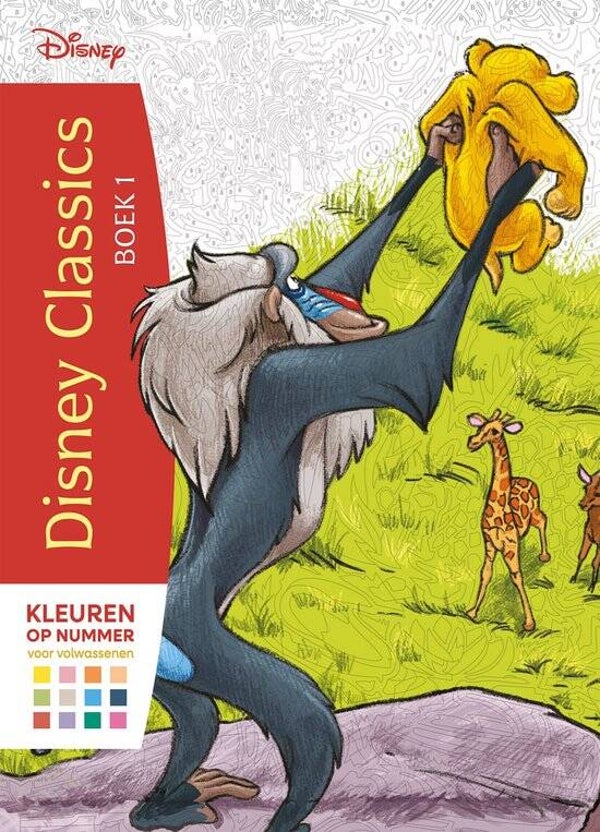 Disney Classics boek 1 - Kleuren op nummer voor volwassenen