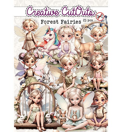 CCODC-004 - Creatief Art - Forest Fairies 23 stuks