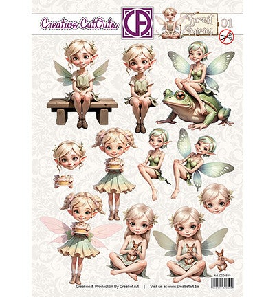 CCO-019 - Creatief Art - Forest Fairies 01