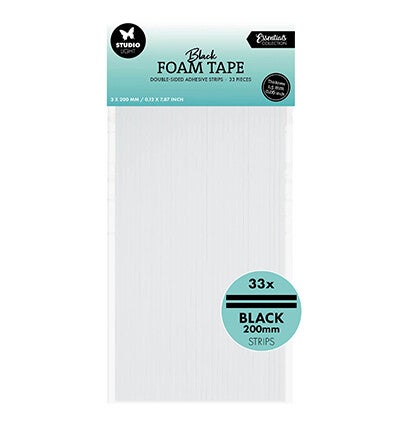 SL-ES-FOAMT106 - Doublesided foam tape Stripes black nr.106