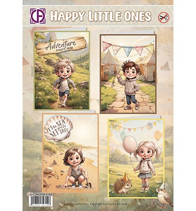 RE2530-0195 - Creatief Art- Happy Little Ones