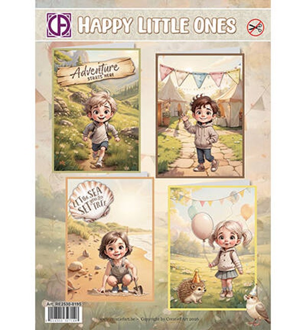 RE2530-0195 - Creatief Art- Happy Little Ones