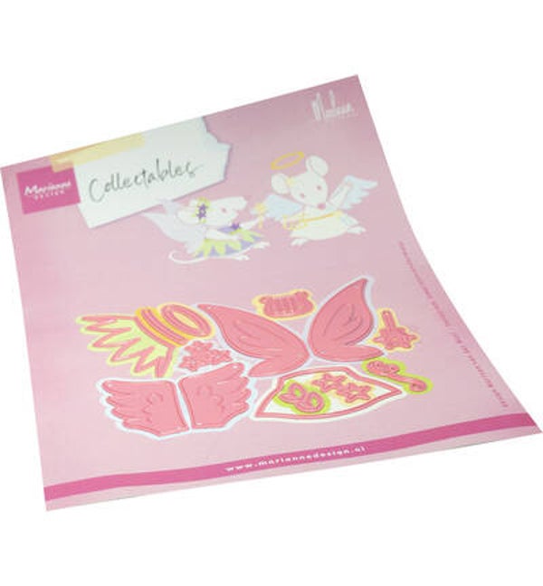 COL1585 - MarianneDesign - Angel and Fairy accessories by Marleen