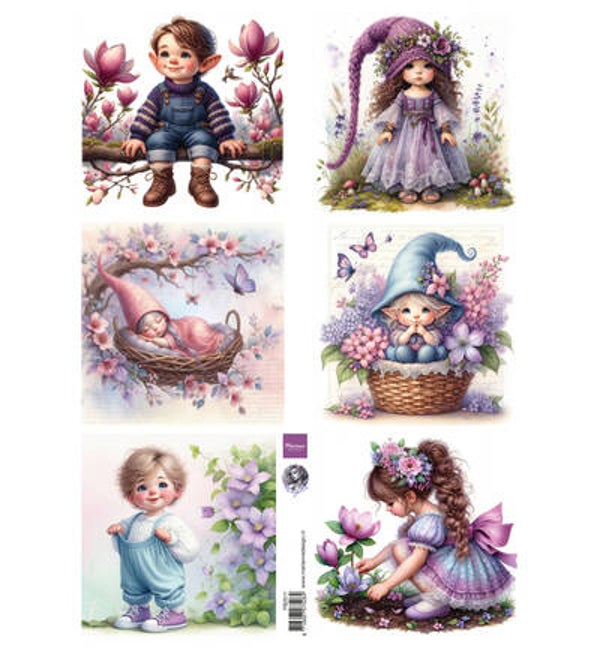 FB2511 - Magical Garden by Fairybells, A4 knipvel
