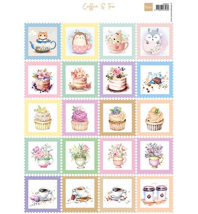 VK9647 - Knipvel A4 – Stamps Coffee & Tea