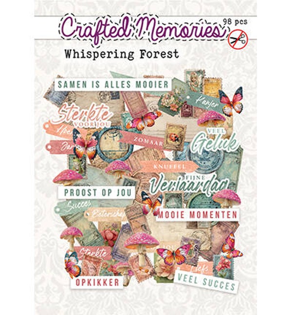 Creatief Art - CM-DC-004 - Stansplaatjes - Whispering Forest