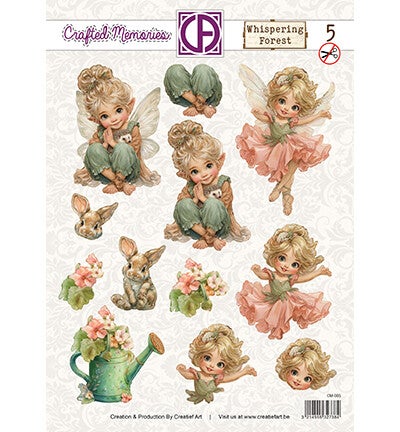 Creatief Art - CM-005 - 3D Doordrukvel - Whispering Forest 05