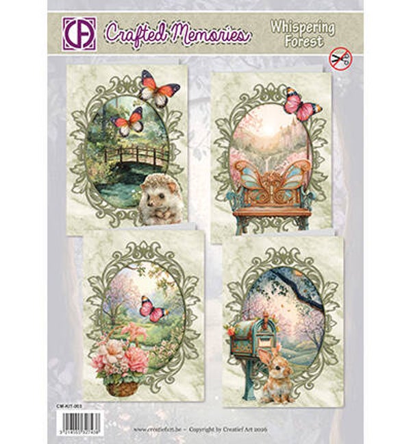 creatief Art - CM-KIT-003 - Kaartenpakket - Whispering Forest