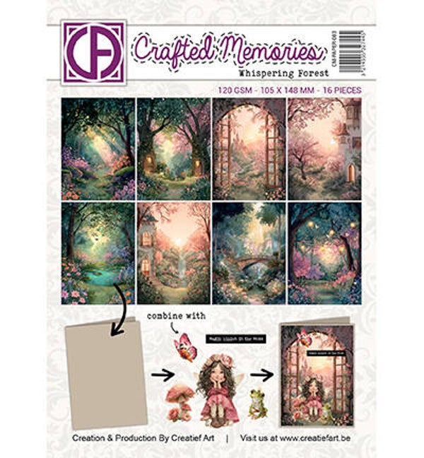 Creatief Art - CM-PAPER-003 - Collagepapier - Whispering Fores