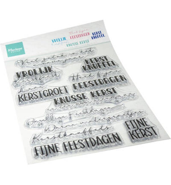CS1198 - Marianne Design - Clear Stamp – Lieve kerstgroet