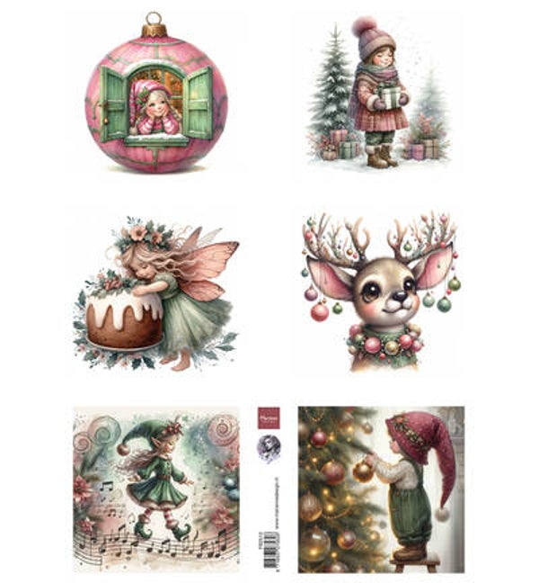 FB2512 - Knipvel A4 – Fairybells – Enchanted Christmas