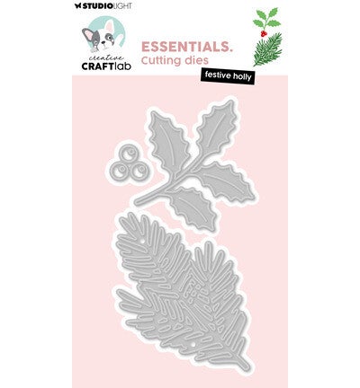 CCL-ES-CD1121 - Studio Light – Festive Holly Essentials nr. 1121