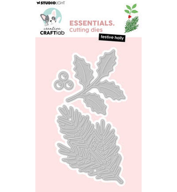 CCL-ES-CD1121 - Studio Light – Festive Holly Essentials nr. 1121