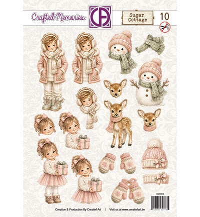 Creatief Art -CM-010 - 3D Doordrukvel - Sugar Cottage 10