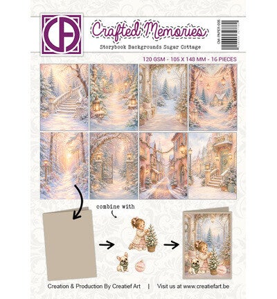Creatief Art - CM-PAPER-005 - Collagepapier - Sugar Cottage