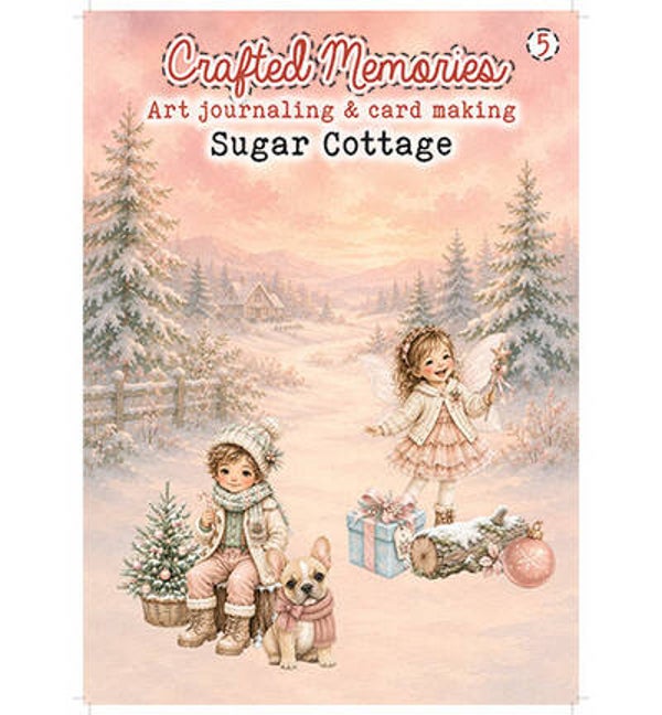 Creatief Art - CM-BOEK-005 - Crafted Memories - Art Journaling - Sugar Cottage