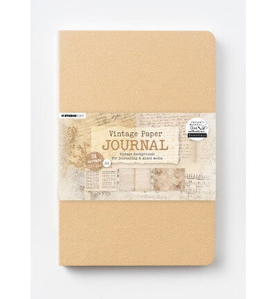JMA-ES-JOUR33 - Jenine's Mindful Art Journal – Vintage Backgrounds Essentials nr. 33