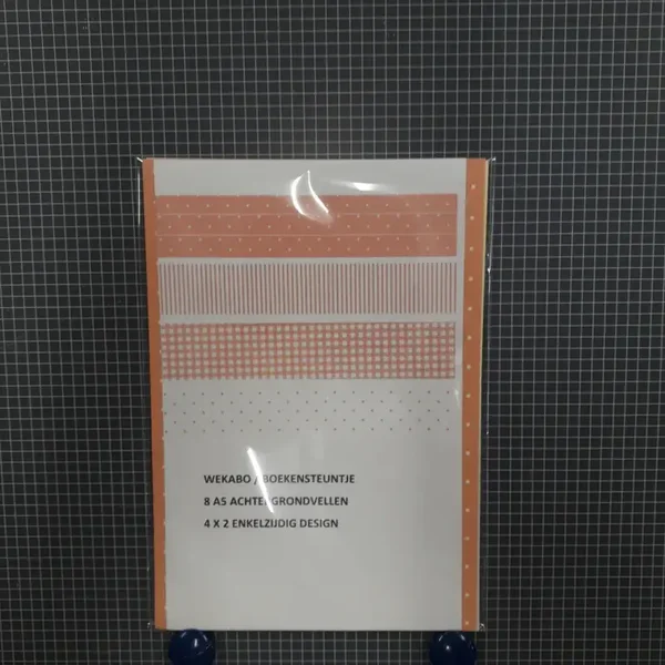 WEKABO/BOEKENSTEUNTJE A5 ZALM 012