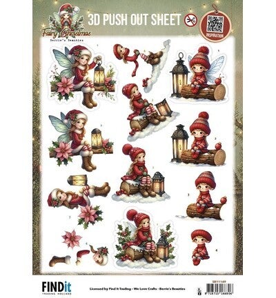 SB11149 - Fairy Christmas - Push-out – Lantern