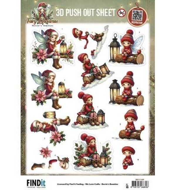 SB11149 - Fairy Christmas - Push-out – Lantern
