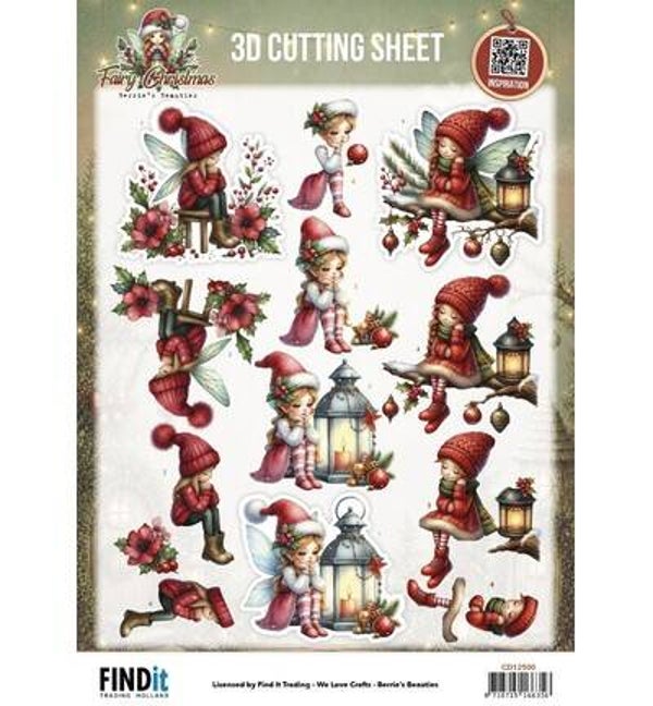 CD12500 - Fairy Christmas - 3D-knipvel – A Little Sad
