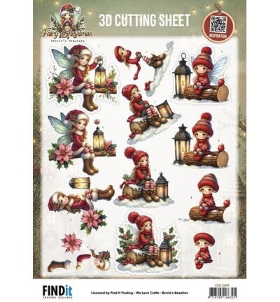 CD12497 - Fairy Christmas - 3D-knipvel – Lantern