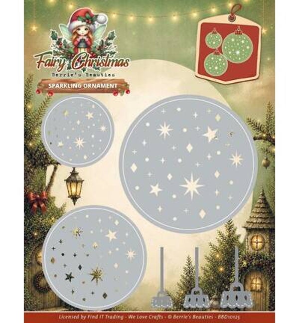 BBD10125 - Fairy Christmas -Snijmallen – Sparkling Ornaments