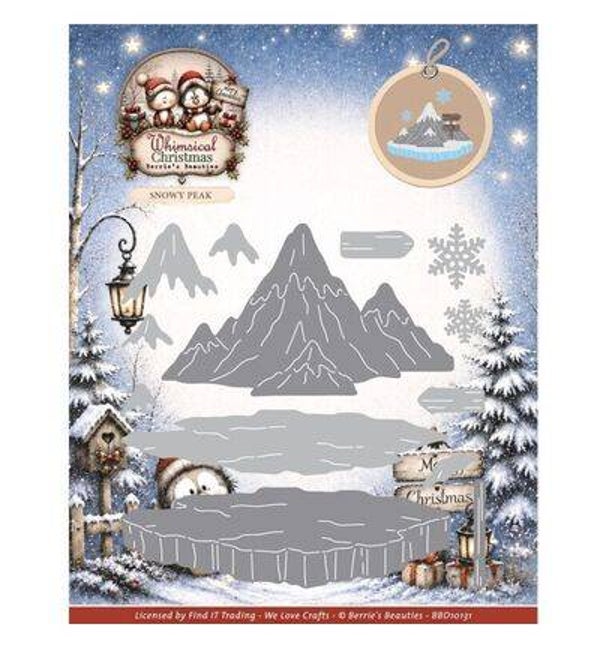 BBD10131 - Dies - Berries Beauties - Whimsical Christmas - Snowy Peak
