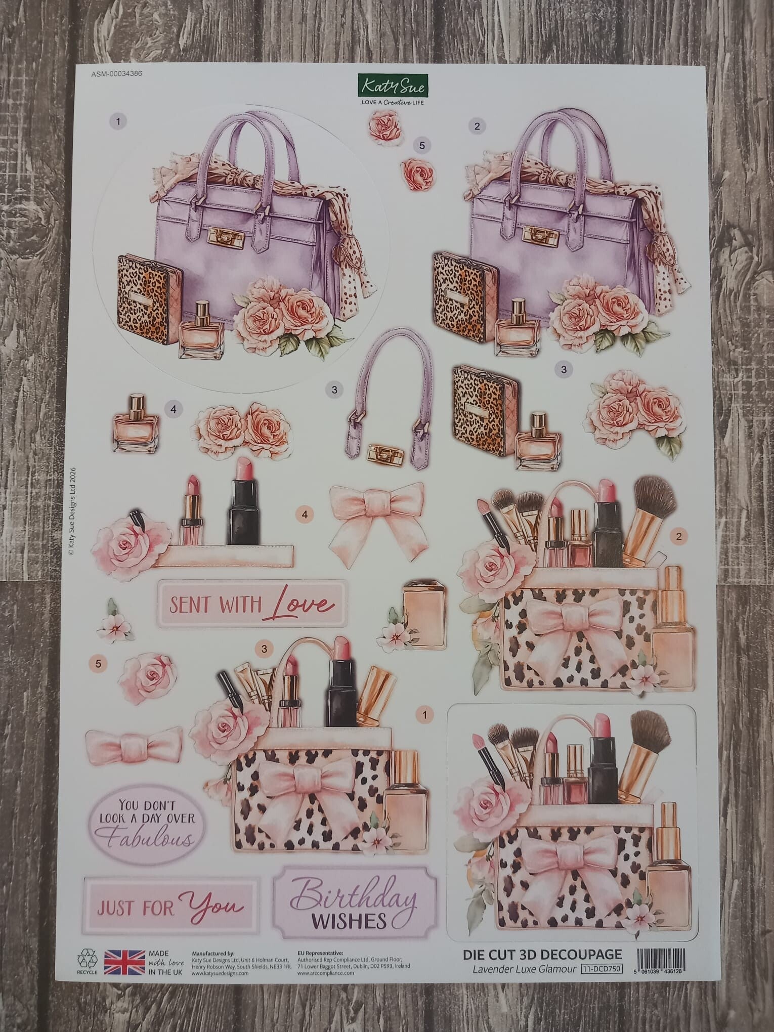 12-DCE021RC - Katy Sue Designs - Versieringen - Rose Couture