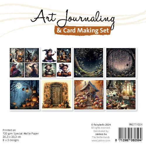 99077/004 - Fairybells - Art Journaling & Card Making Set Heksen - Halloween
