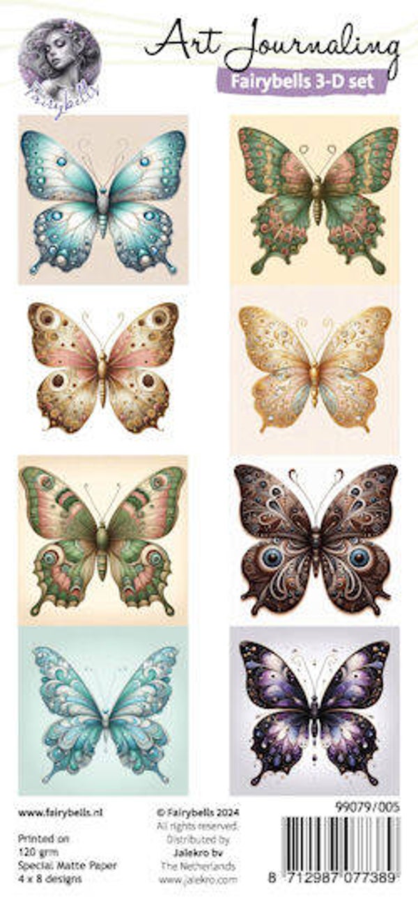 99079/005 - Fairybells 3-D setje Vlinders