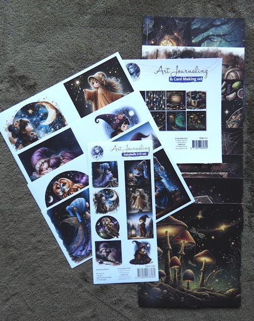 99080/099 - Fairybells - Art Journaling & Card Making combi/voordeelset 2 Moonlight (limited edition)