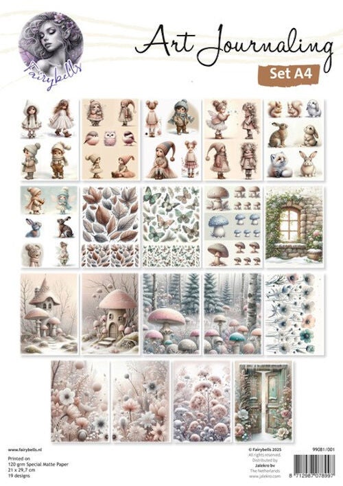 99081/001 - Fairybells - Art Journaling Set A4 - Winter