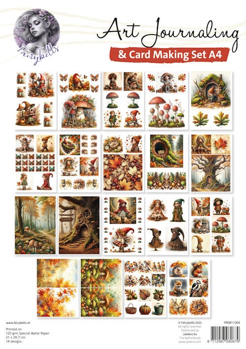 99081/004 - Fairybells - Art Journaling Set A4 Herfst