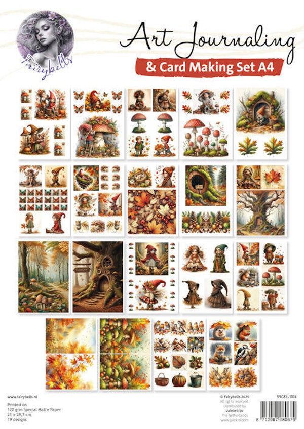 99081/004 - Fairybells - Art Journaling Set A4 Herfst