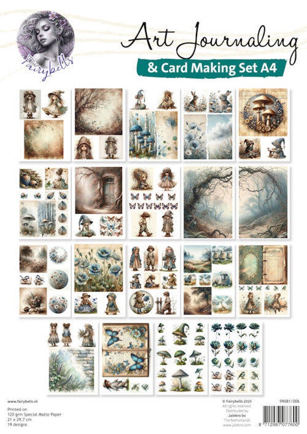 99081/006 - Fairybells -Art Journaling Set A4 Mystic