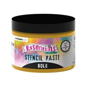 Stencil paste gold metallic 150 ml - ABM essentials nr. 03