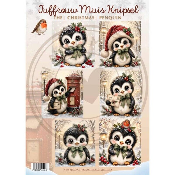 Juffrouw Muis Knipsel - The Christmas Penquin