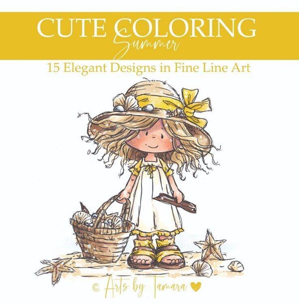 ABT-CC-004 - Arts by Tamara - Cute Coloring - Summer