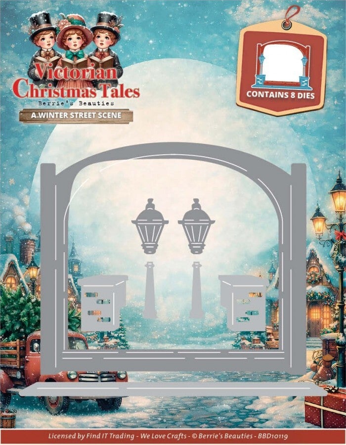 BBD10119-Dies - Berries Beauties - Victorian Christmas Tales - A Winter Street Scene
