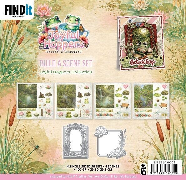 BBBSS10002 - Berrie's Beauties - Buid a Scene Set - Joyful Hoppers Collection