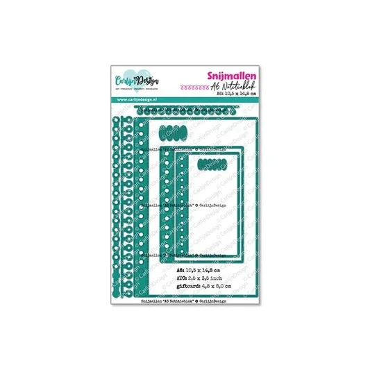 CarlijnDesign - CDSN-0301 - Snijmallen A6 Notitieblok CDSN-0301