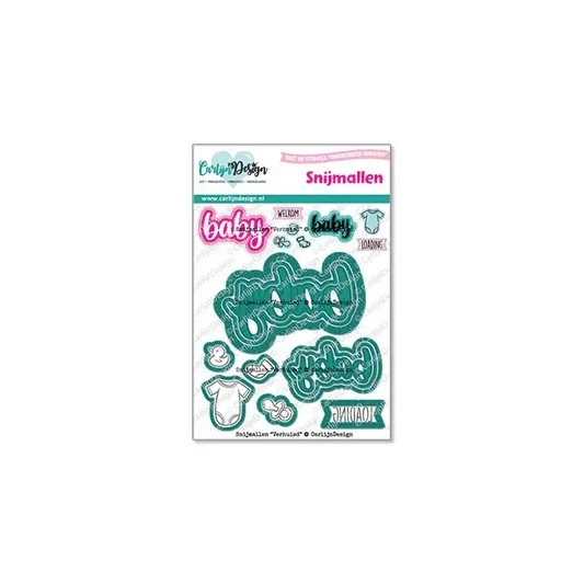 CarlijnDesign - CDSN-0310 - Snijmallen Baby baby