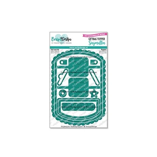 CarlijnDesign - cdsn-0284 - Snijmallen Giftbag topper