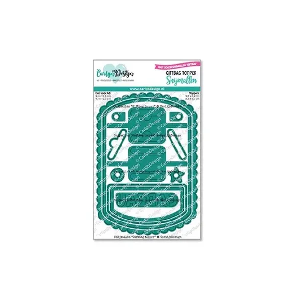 CarlijnDesign - cdsn-0284 - Snijmallen Giftbag topper