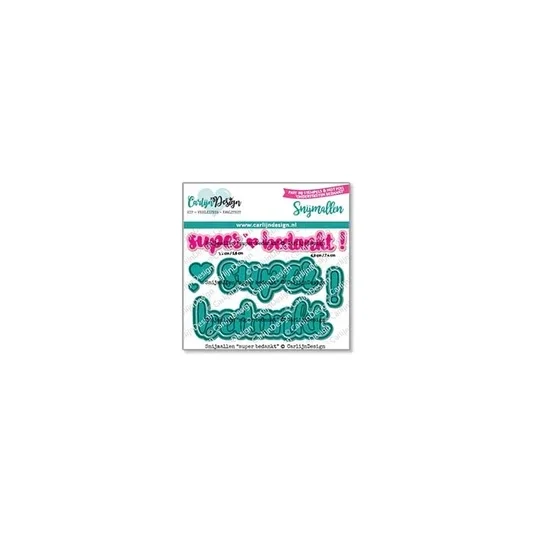 CarlijnDesign - CDSN-0235 - super bedankt snijmallen