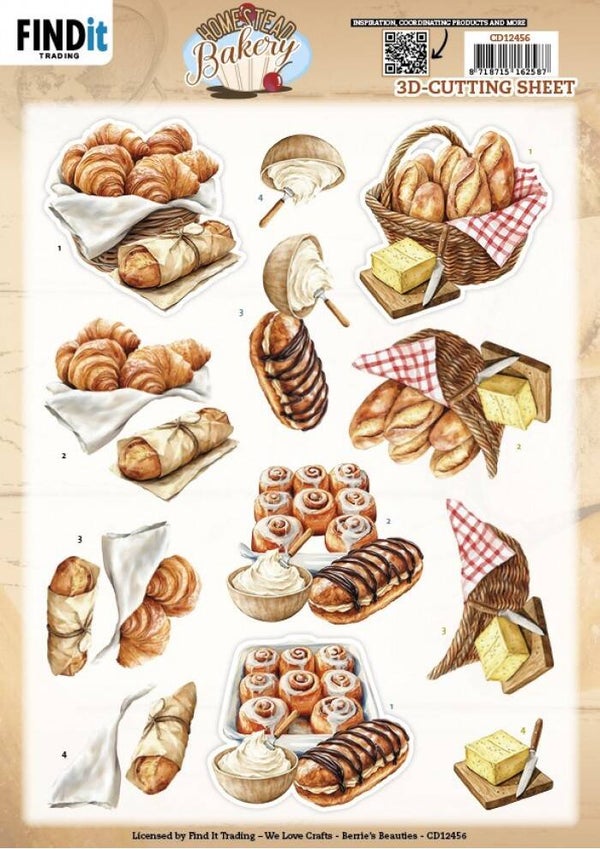 3D Cutting Sheet - Berries Beauties - CD12456 -  Homestead Bakery - Fresh Basket
