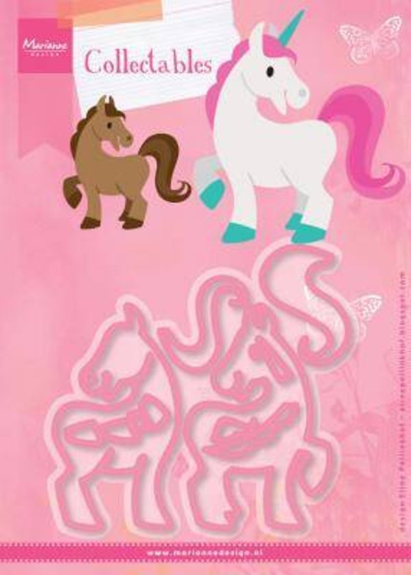 COL1408 - MarianneDesign - Eline's Horse & Unicorn