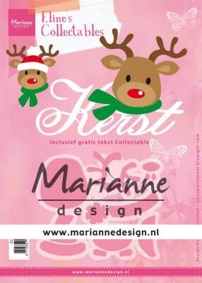 COL1476 - MarianneDesign - Eline's Kerst rendier
