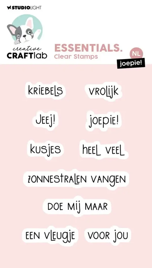 CCL-ES-STAMP834 - Joepie! NL Essentials Clear Stamp